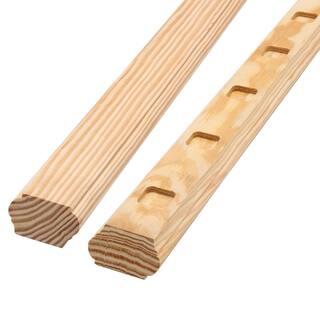 ProWood 6 ft. Southern Yellow Pine Routed Stair Rail Kit with SE Balusters 447306