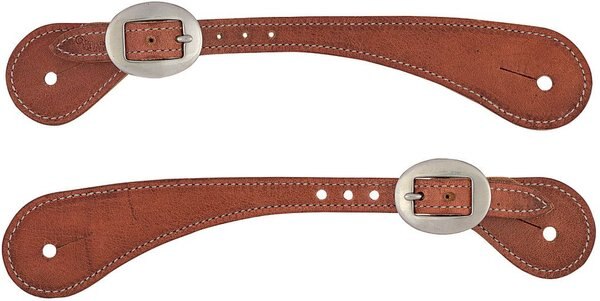 Weaver Leather Men's Shaped Harness Leather Spur Straps