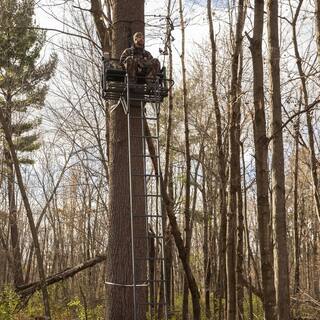 RIVERS EDGE Lockdown 21 ft. 2-Man Ladder Treestand LD202E