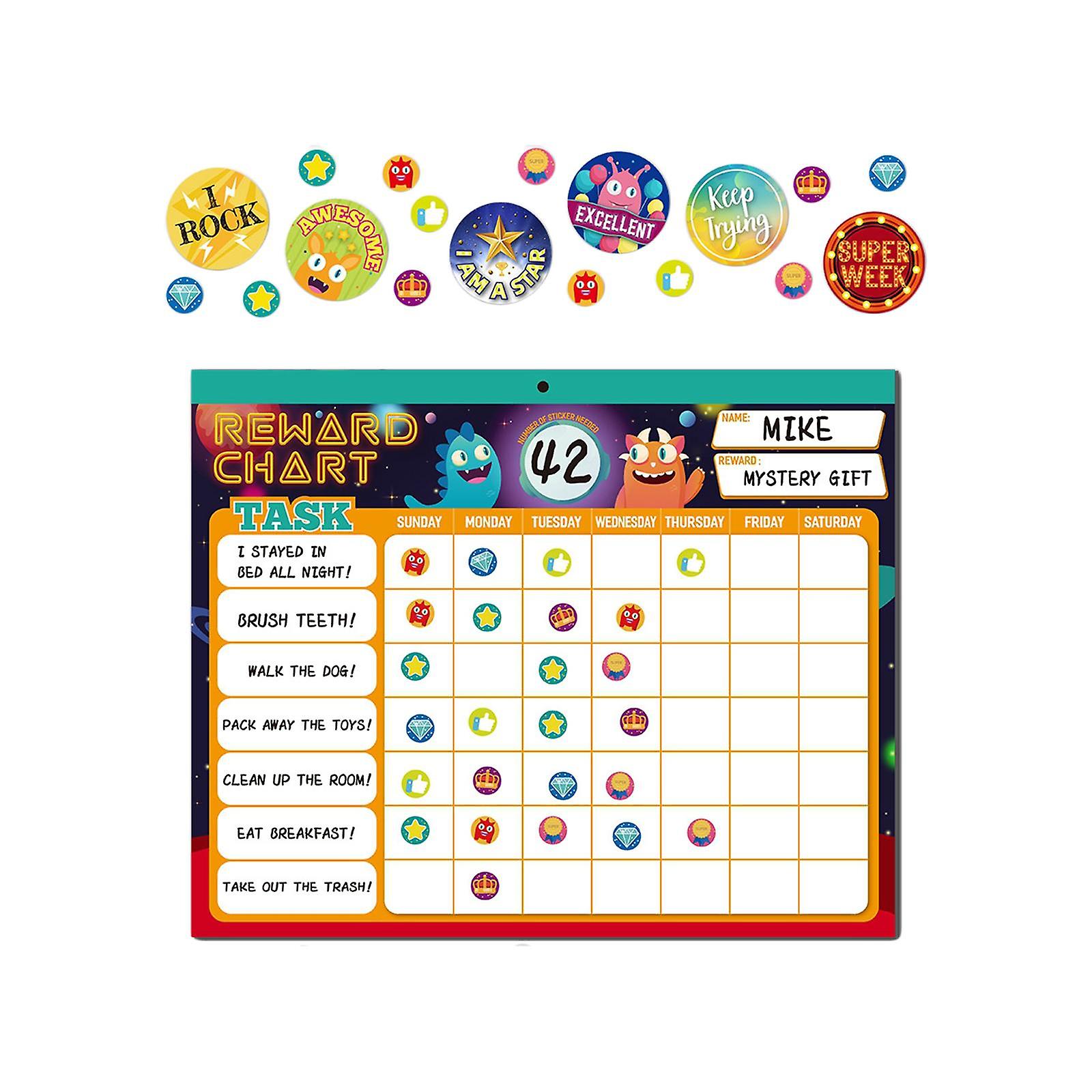 Routine Tasks Chores Pocket Chore Charts For School Incentive Responsibility