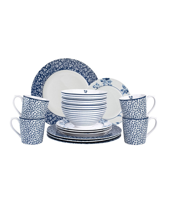 Laura Ashley Blueprint Collectables Dinner Set in Gift Box 16 Pieces