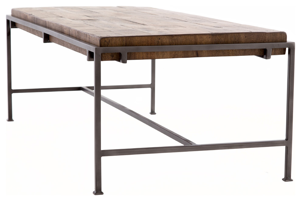 Simien Coffee Table   Industrial   Coffee Tables   by The Khazana Home Austin Furniture Store  Houzz