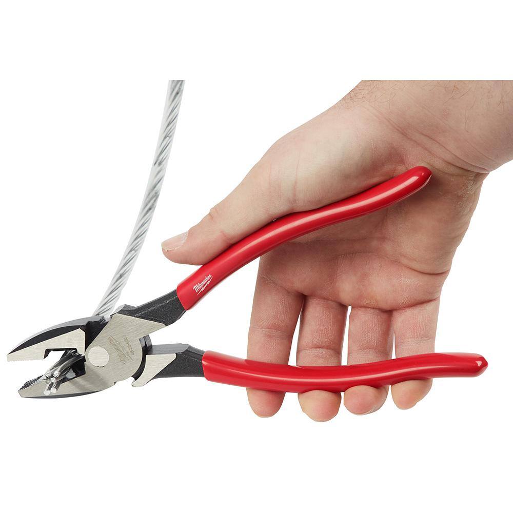 MW 36 oz. 4-in-1 Lineman's Hammer with 9 in. High-Leverage Lineman Pliers 48-22-9040-48-22-6502