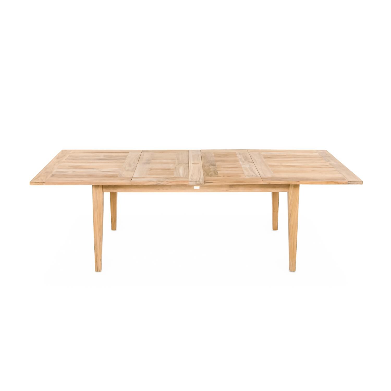 Signature Wistow Lane 80 X 42 Inch Rectangular Teak Patio Double Leaf Extension Dining Table