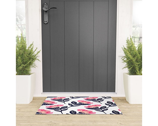 Rosebudstudio Happy Harmony Welcome Mat Society6