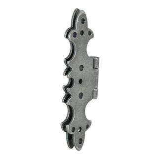 arteferro 2-58 in. x 4-1516 in. Decorative Surface Mounted Strap Raw Wrought Iron Hinge 170A3