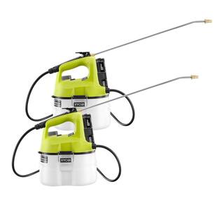 RYOBI ONE+ 18V Cordless Battery 1 Gal. Chemical Sprayer (2-Tool) with (2) 1.3 Ah Batteries and (2) Chargers P2810-CMB1