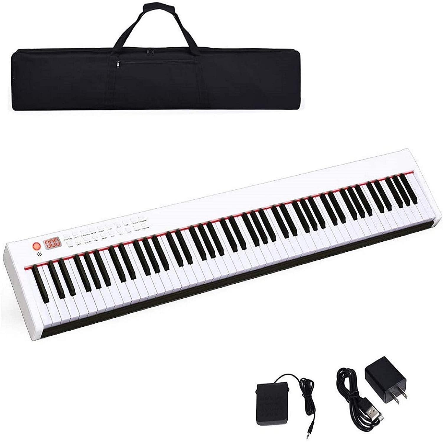 BX-II 88-Key Portable Touch Sensitive Digital Piano