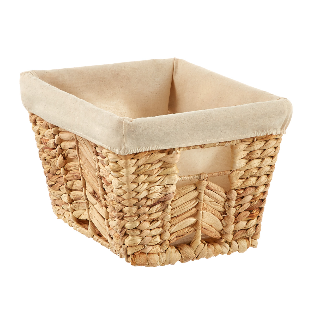 Water Hyacinth Mixed Weave Storage Bins