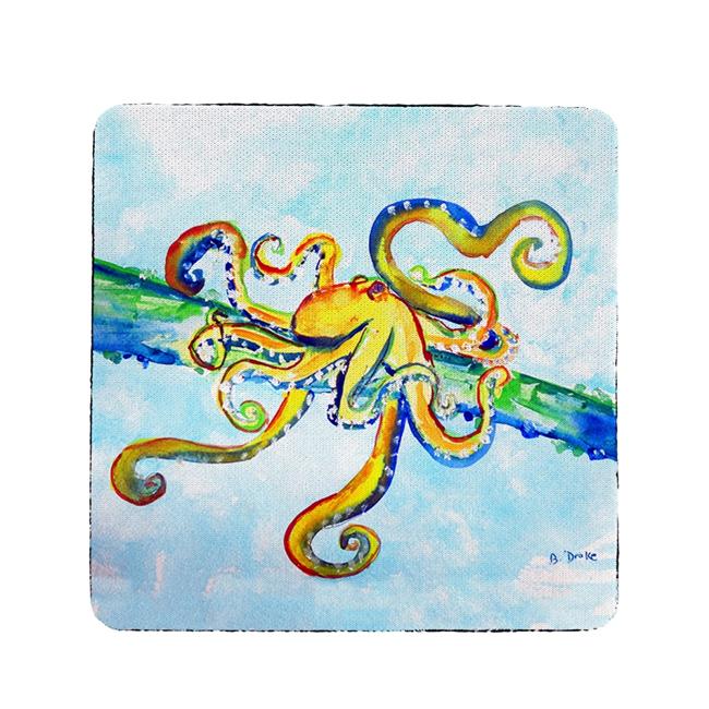 Betsy Drake CT637 Crazy Octopus Coaster - Set of 4