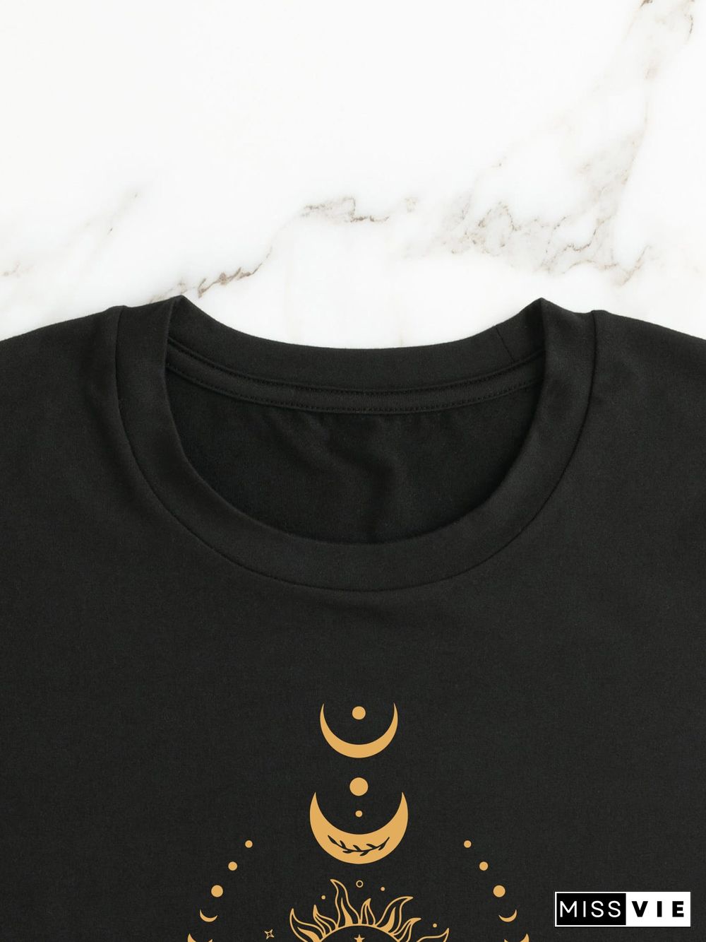 Plus Moon & Sun Print Tee