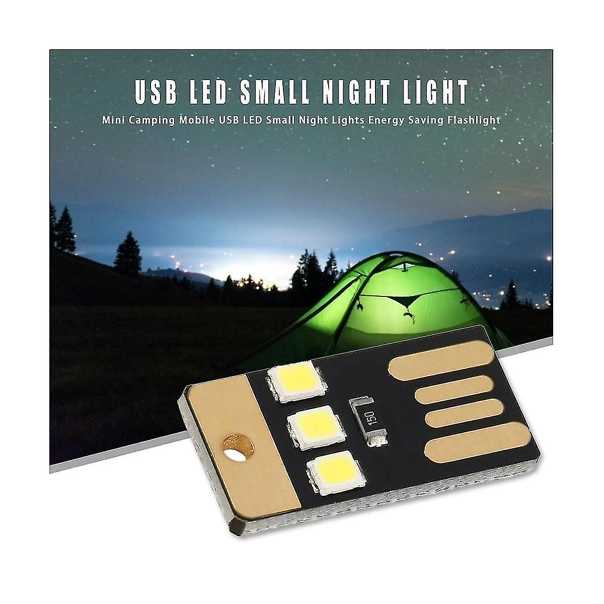 10pcs Camping Night Hiking Tent Lamp Light Outdoor Portable Energy Saving Flashlight Mini Mobile Us