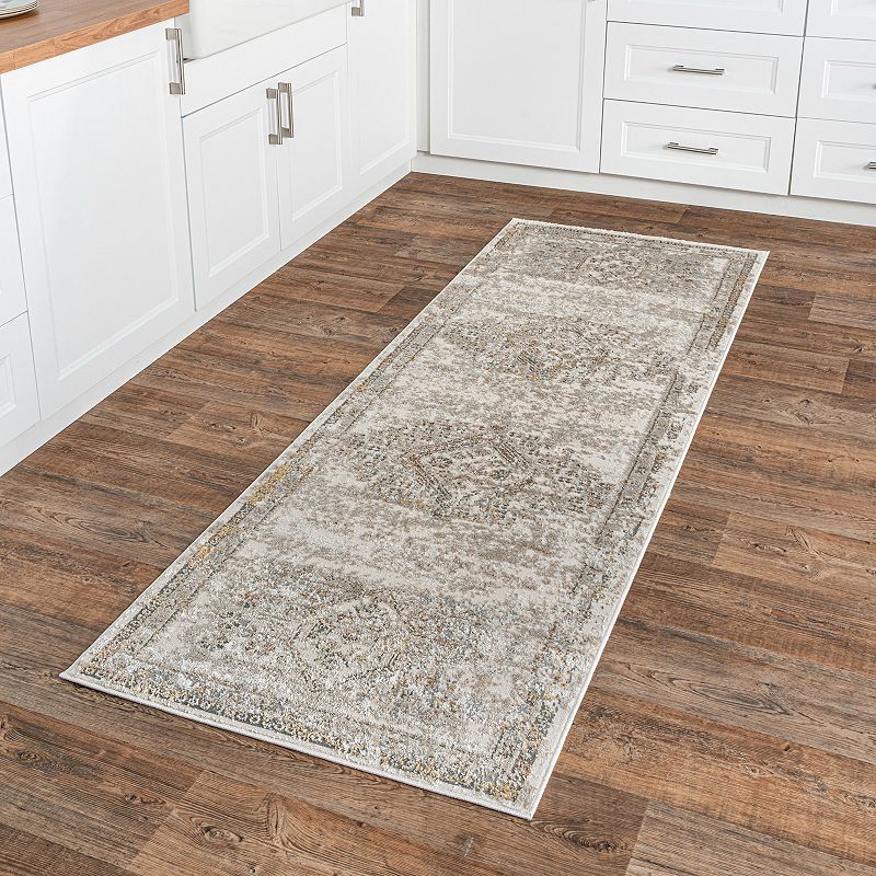 nuLoom Lucille Faded Vintage Medallion Area Rug