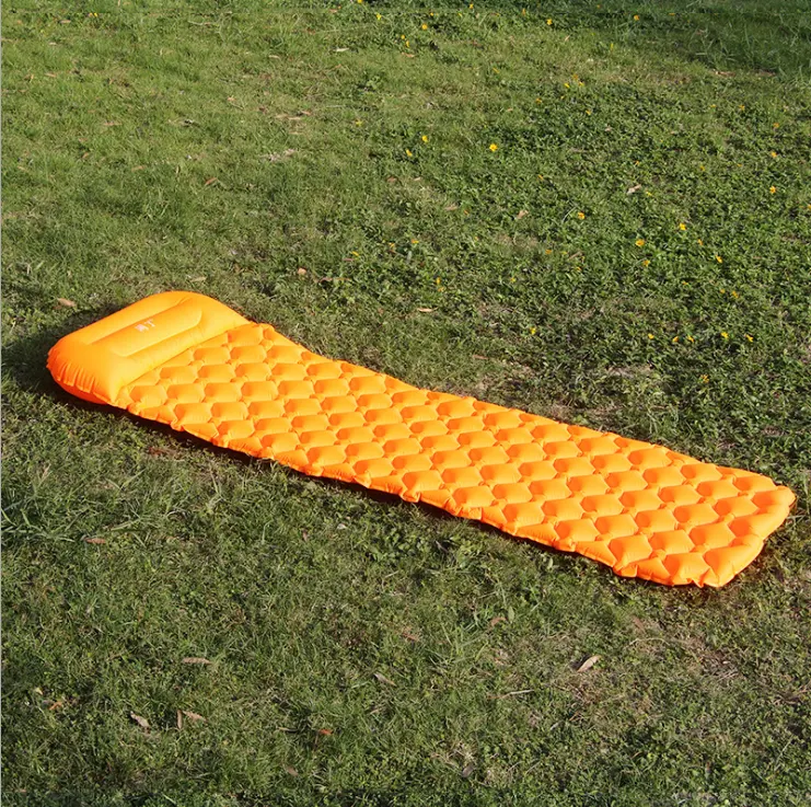 High quality hiking travel Inflatable hammock tpu insulated folding Sleeping bag air Pad foldable Light Camping Mat Mattress