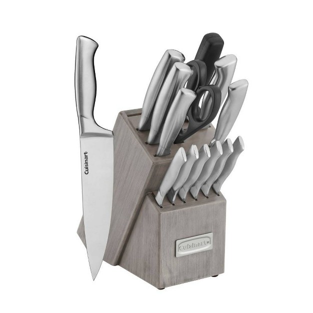 Cuisinart Classic 15pc Stainless Steel Knife Block Set C77ss 15pt