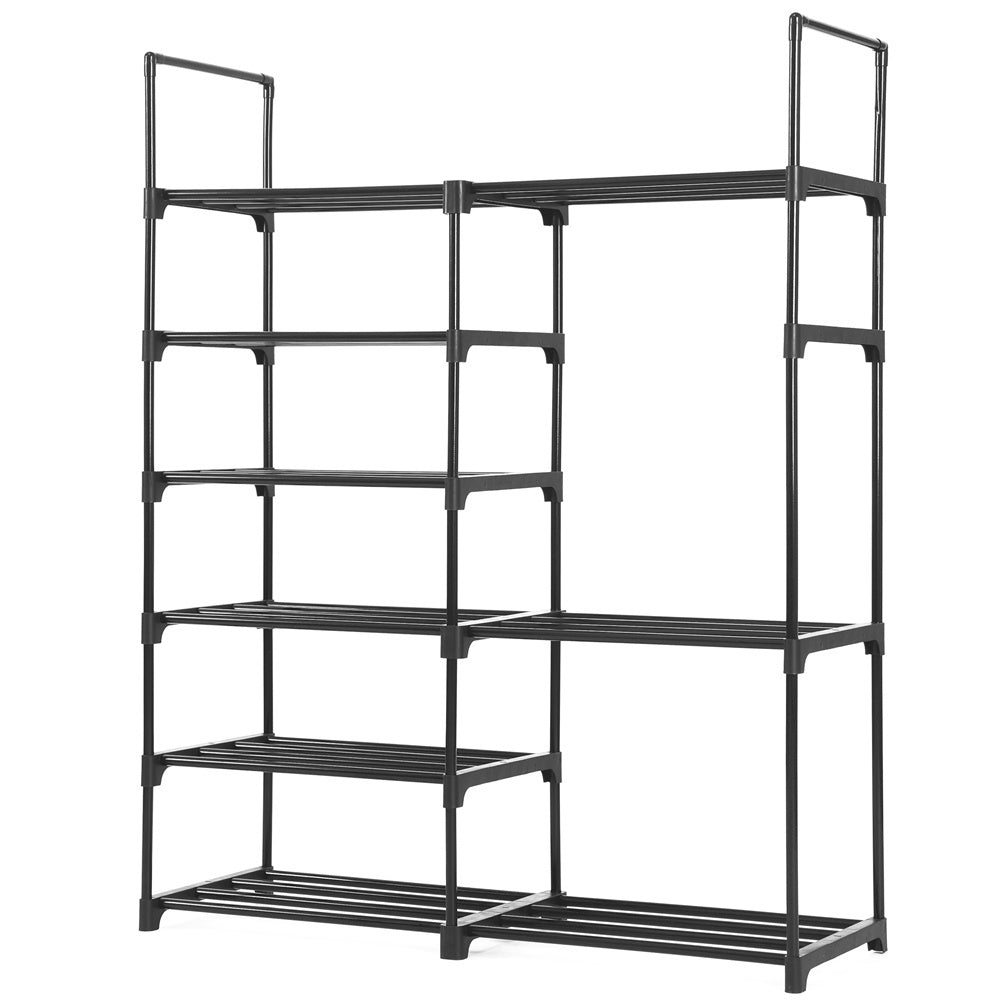 FAFIAR 6 Tiers Shoe Rack Organizer Metal 24-30 Pairs of ShoesandBoots