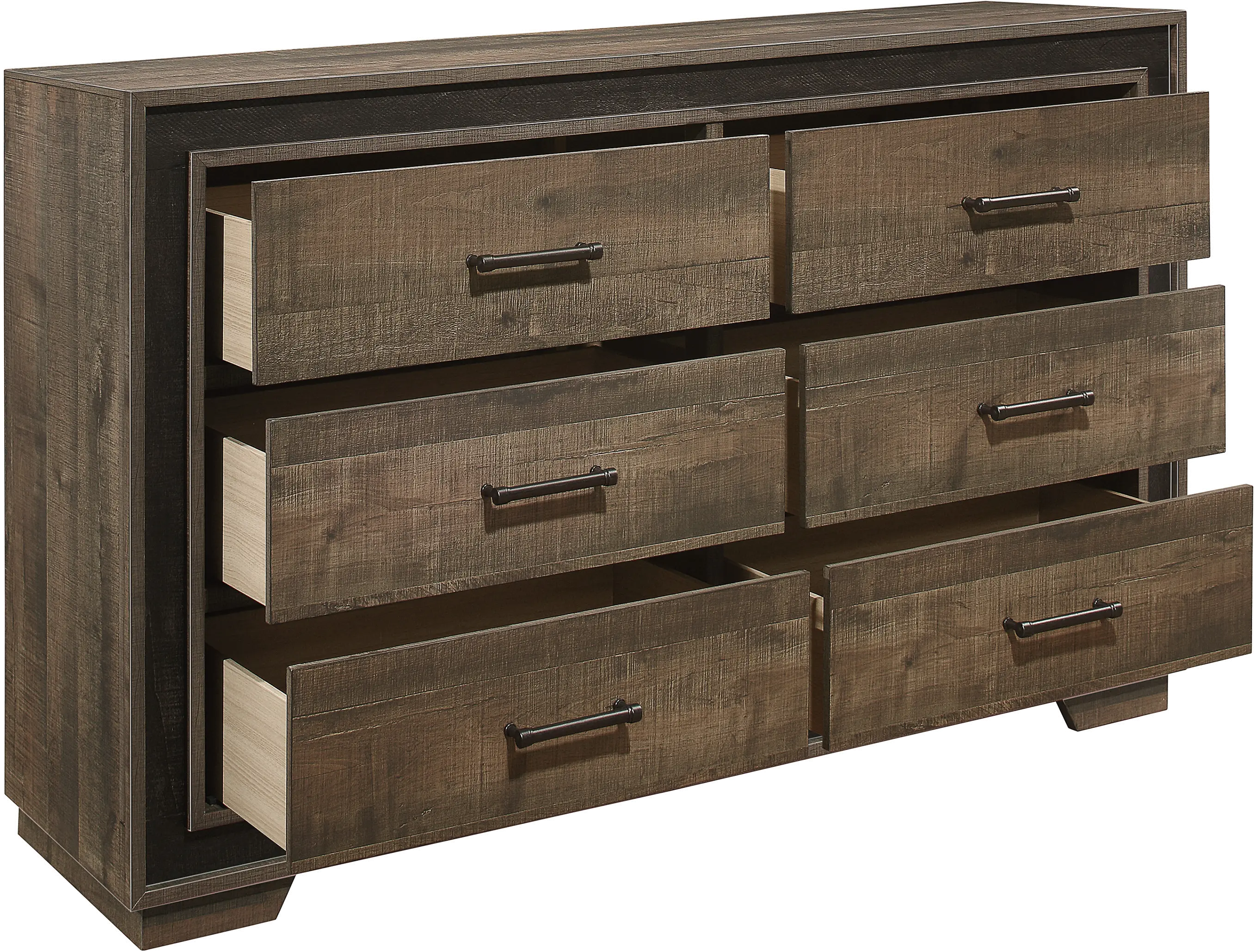 Ellendale Rustic Brown Dresser