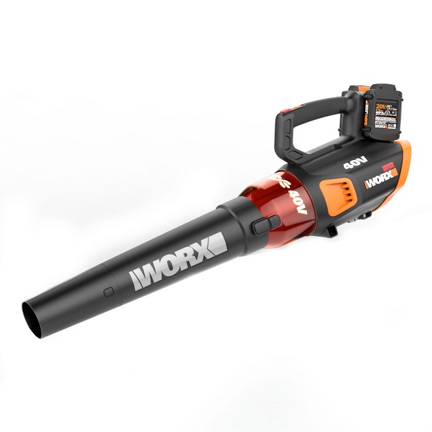 Worx Wg584 40v Power Share Turbine Cordless Leaf Blower With Brushless Motor