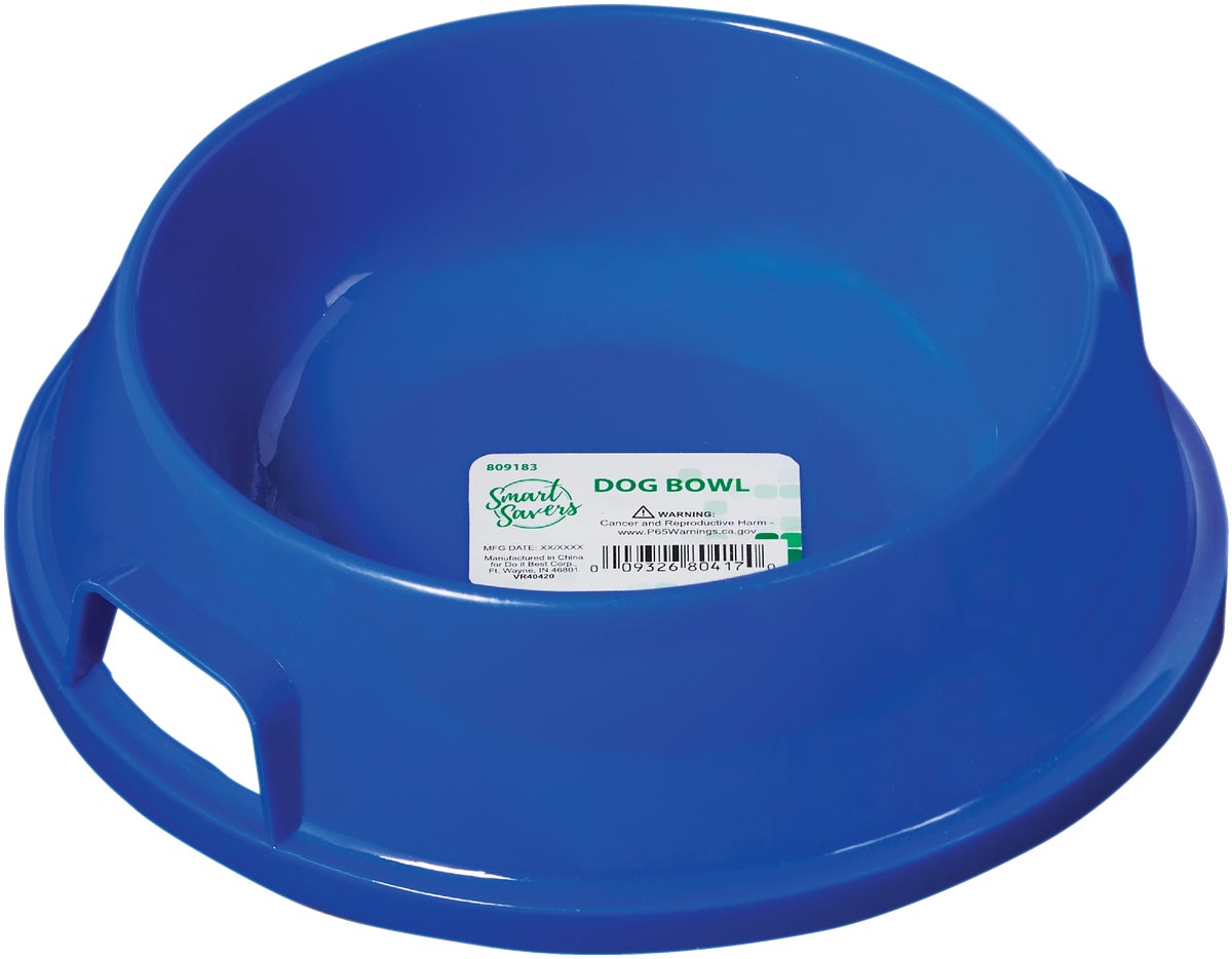 Smart Savers Pet Food Bowl Medium Assorted (Pack of 12)