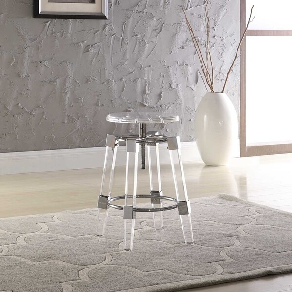 Somette 8304 Adjustable Stool with Acrylic Seat