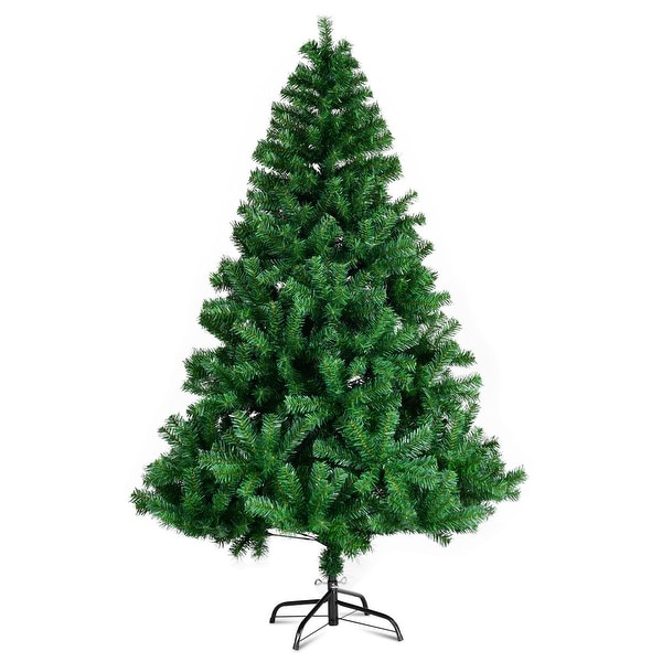 Costway 6FT/7.5FT/9FT PVC Artificial Christmas Tree 1000/1346 /2132