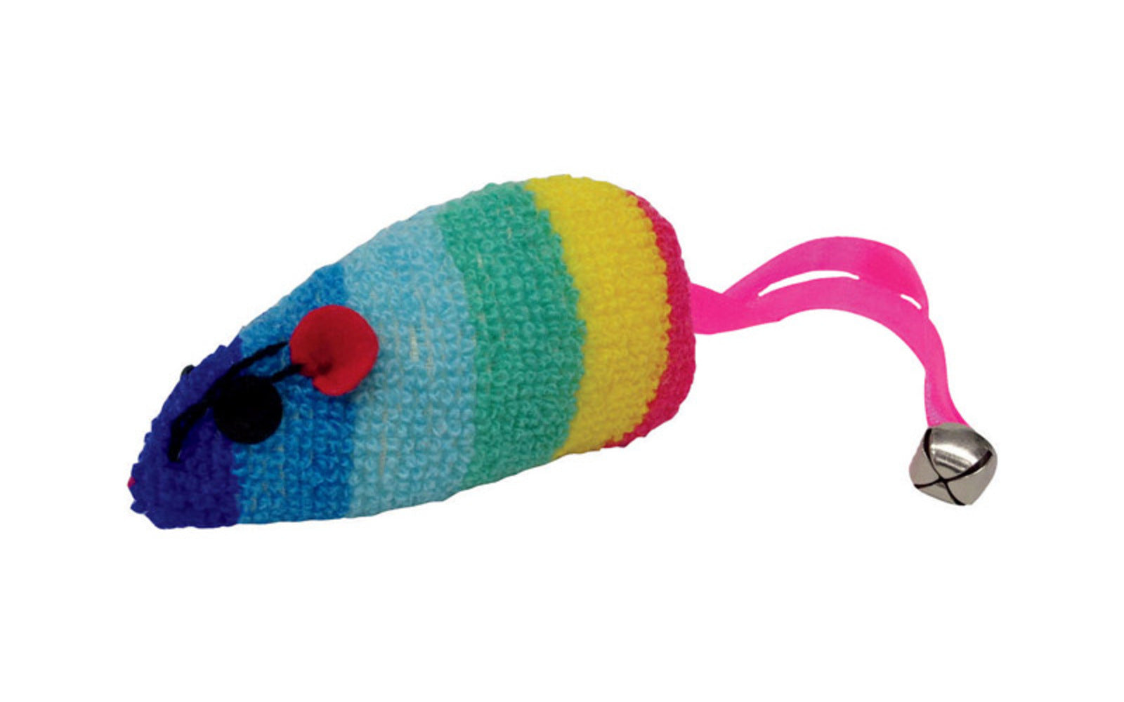 CATNIP RAINBOW MOUSE TOY