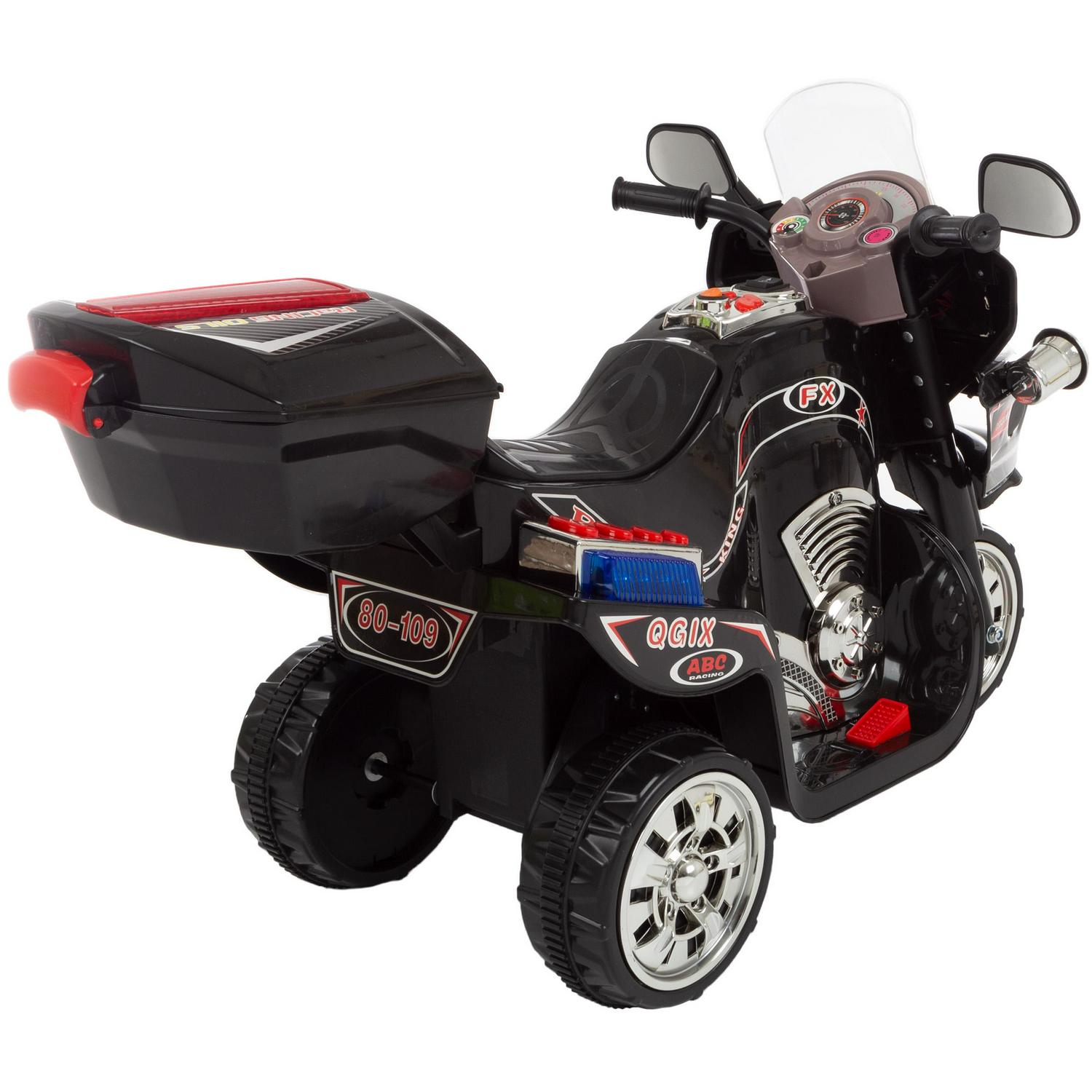 Ride on Toy 3 Wheel Motorcycle Trike for Kids by Hey! Play! Battery Powered Ride on Toys for Boys and Girls 2 8211 5 Year Old 8211 Black FX  Crowdfused