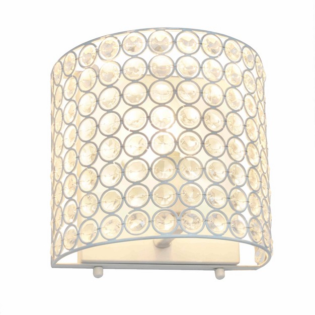 Modern Contemporary Crystal And Metal Wall Sconce Lalia Home