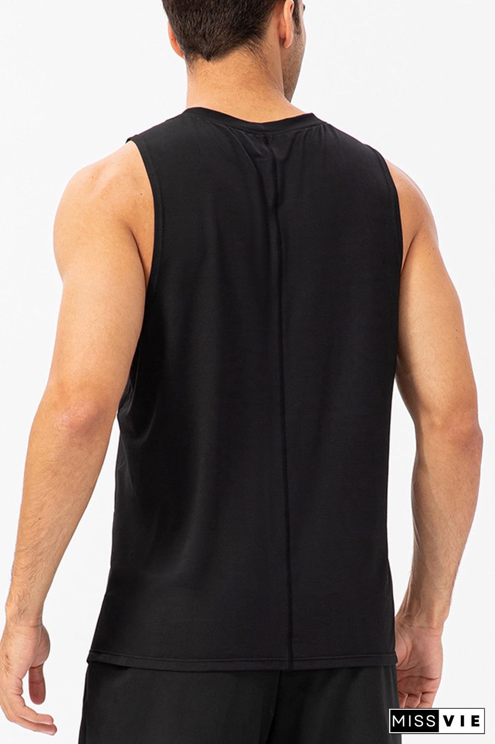 Plain Breathable Men's Quick Dry Gym Tank Top