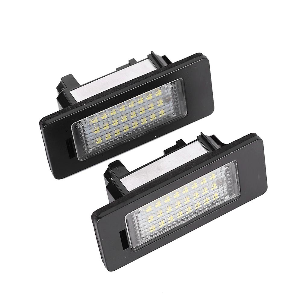 1 Pair Car License Plate Light Led License Lamp Fit For E82/e88/e90/e92/e93/e39 00-12