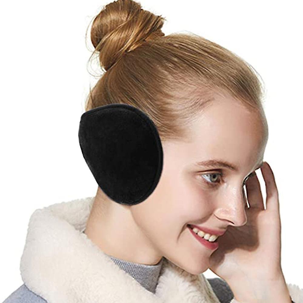 Winter Ear Muffs For Men Women - Foldable Fleece Ear Warmers