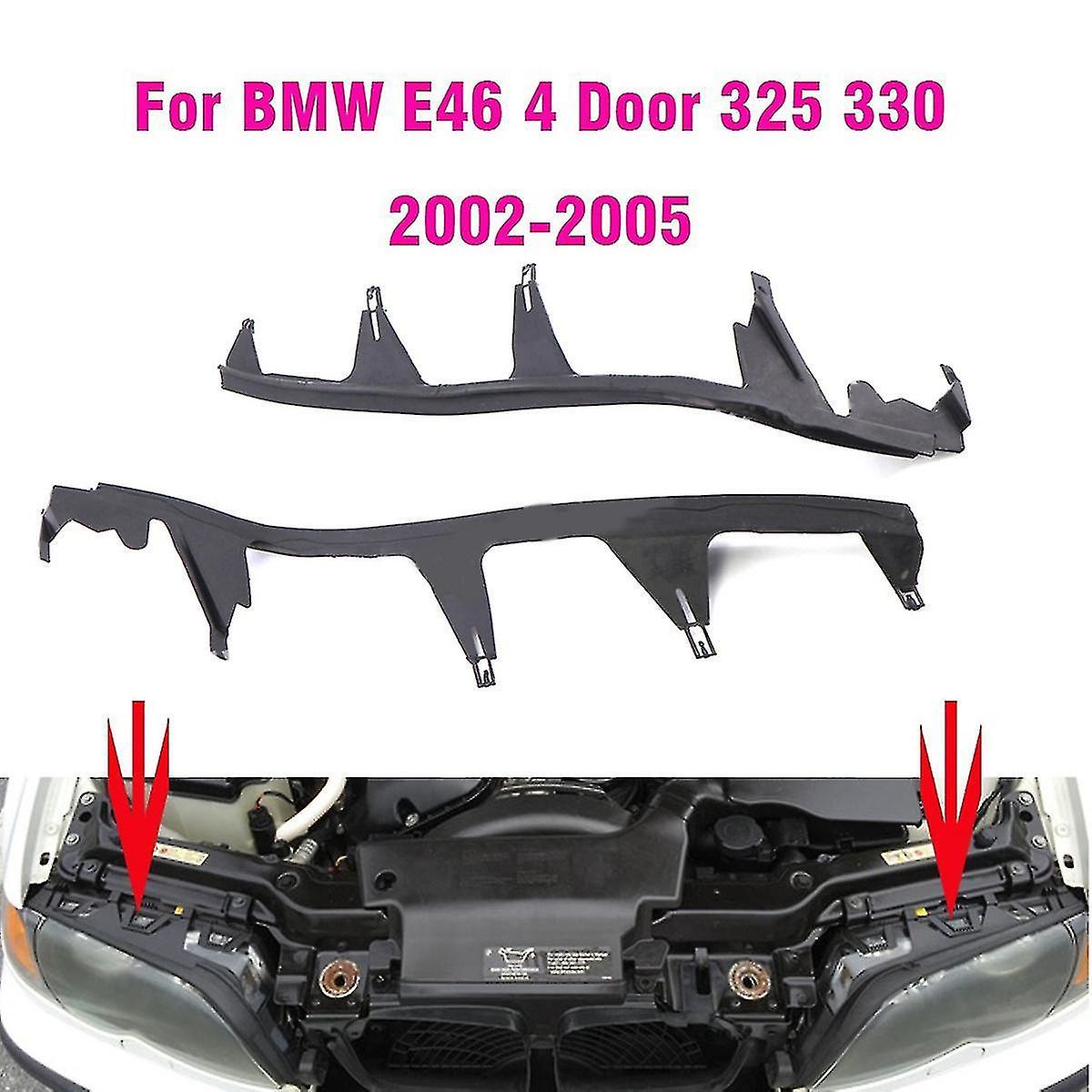 Car Front Headlight Cover Trim Headlight Sealing Strip Gasket For 3series E46 330ci 63128384489 631