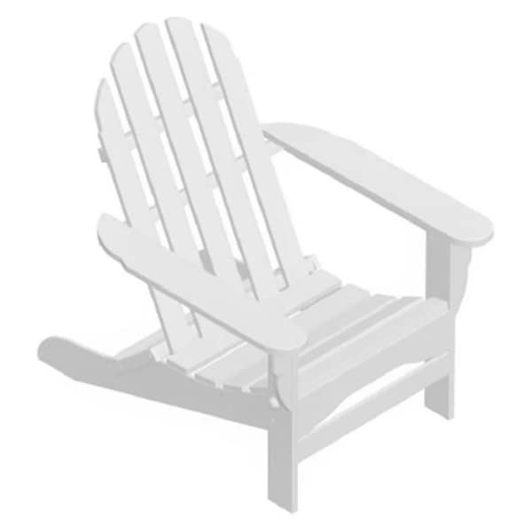 Wyndtree 4 Piece Recycled Plastic Folding Adirondack Chair with Ottoman Set，Made in USA