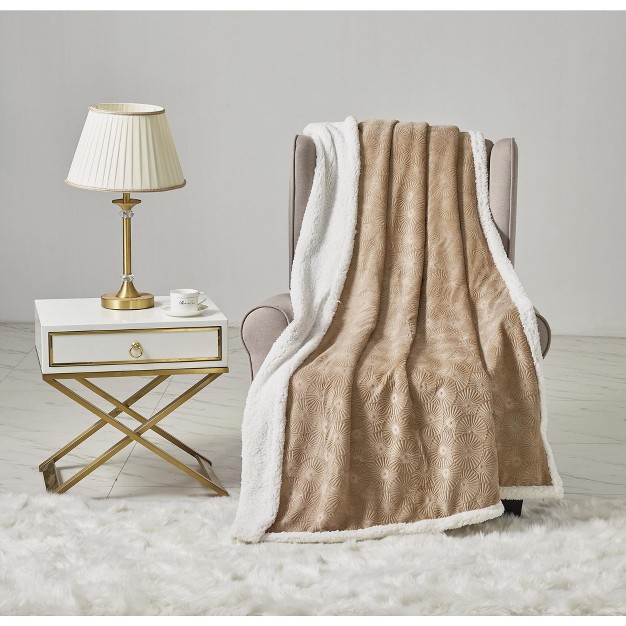 Beige Throw