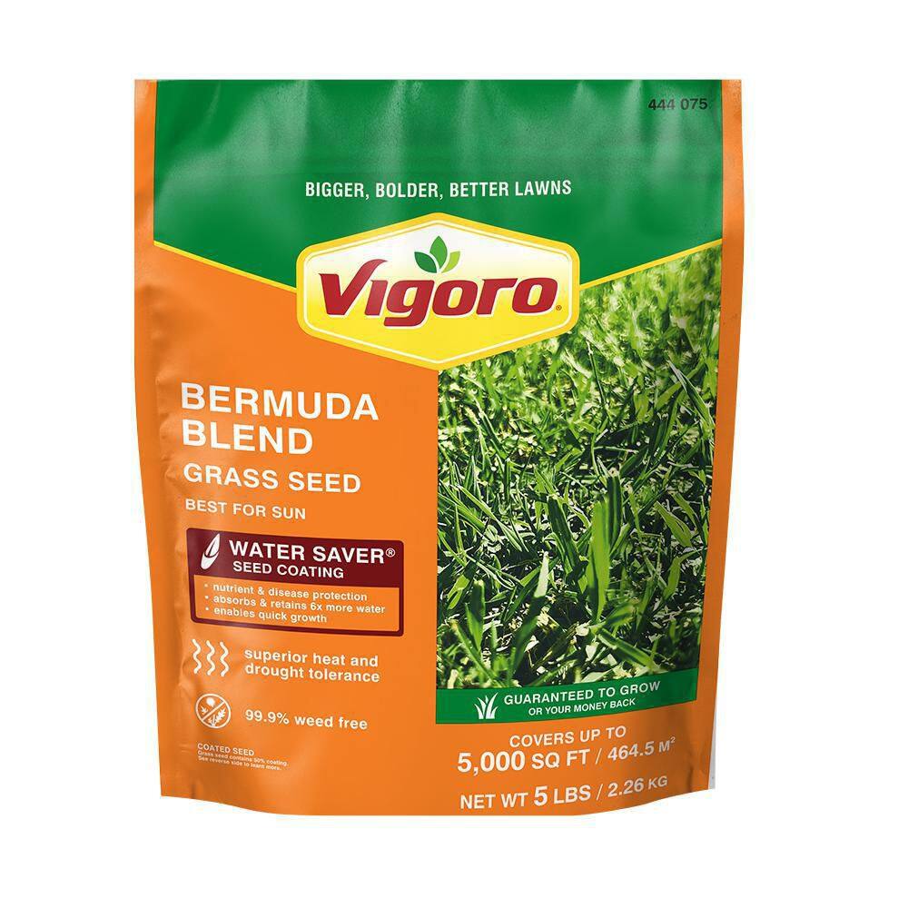 Vigoro 5 lbs. Bermuda Grass Seed Blend with Water Saver Seed Coating 52335