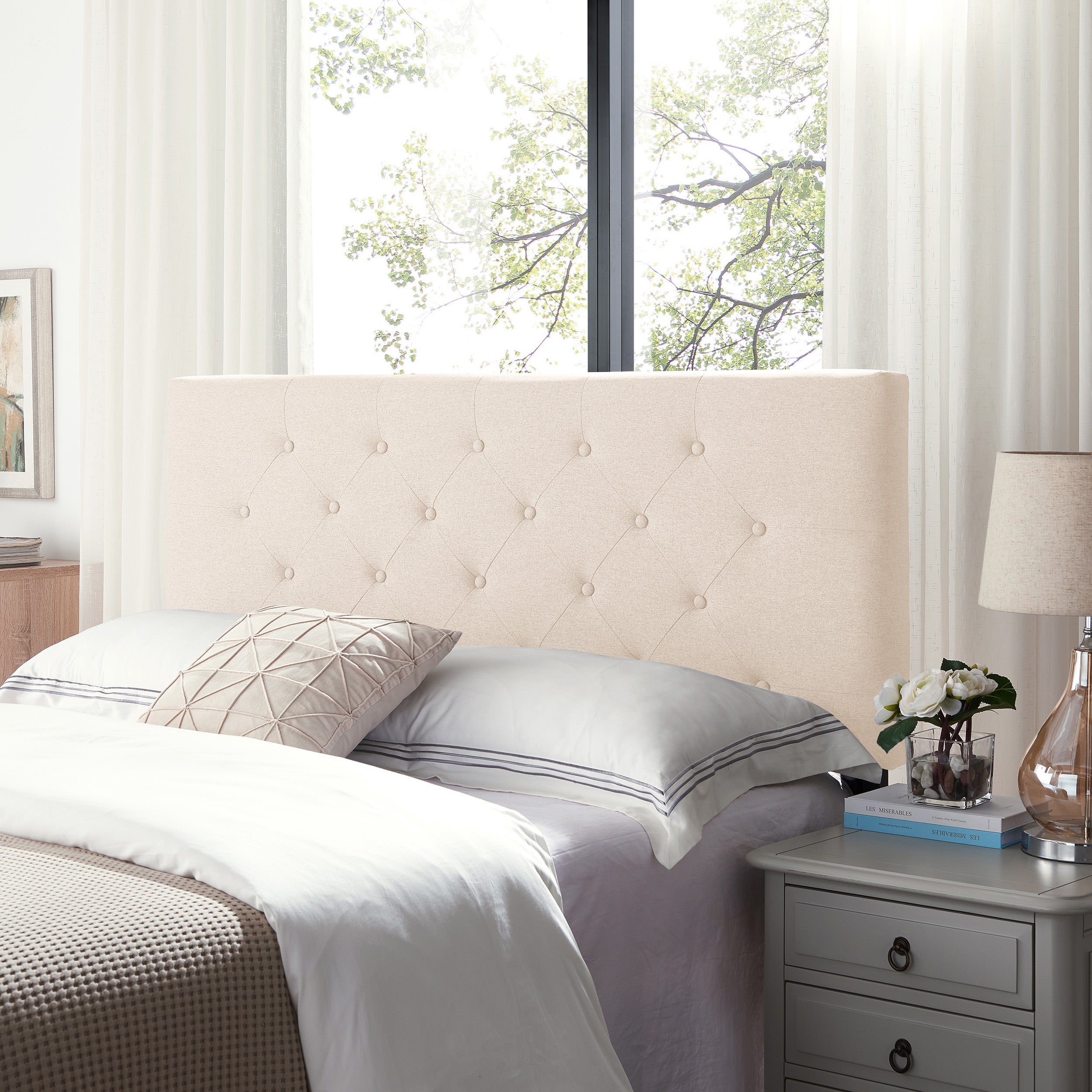 Agnes Contemporary Upholstered Headboard