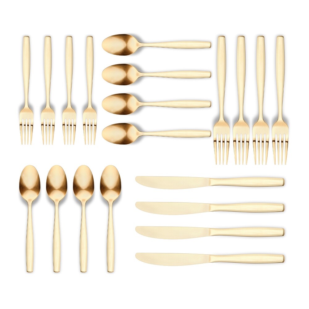 Ornative AMIAS 18/0 Stainless Steel 20 Pieces Flatware Set   10.63\