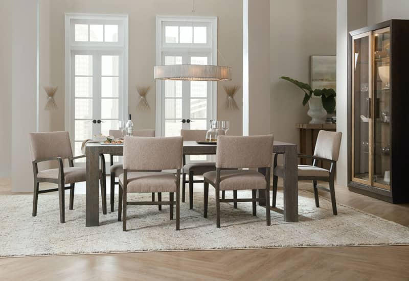 Hooker Furniture Miramar Point Reyes Umberto Leg Dining Table