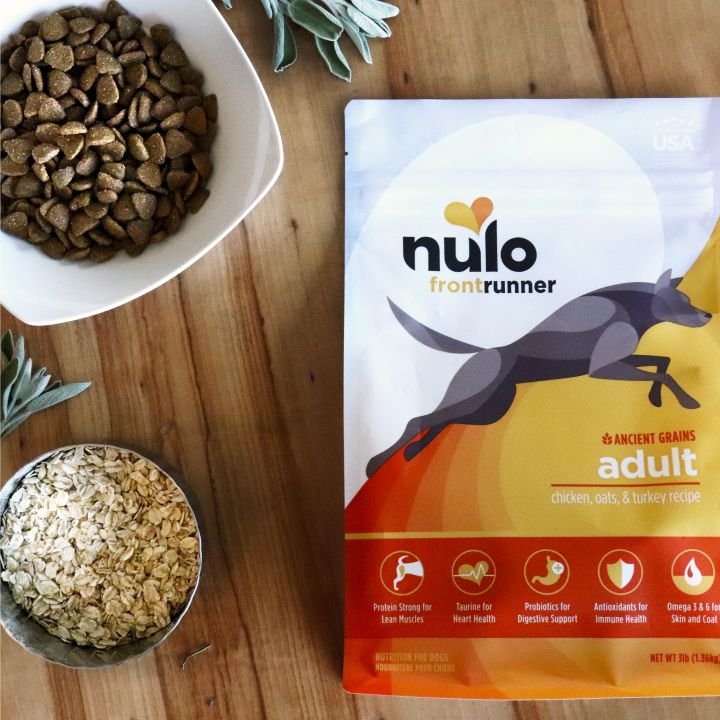 Nulo Frontrunner Ancient Grains Chicken， Oats and Turkey Adult Dry Dog Food