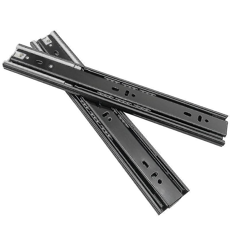 2 Pairs Of Steel Slides For Drawer Slides Or Other Sliding Furniture