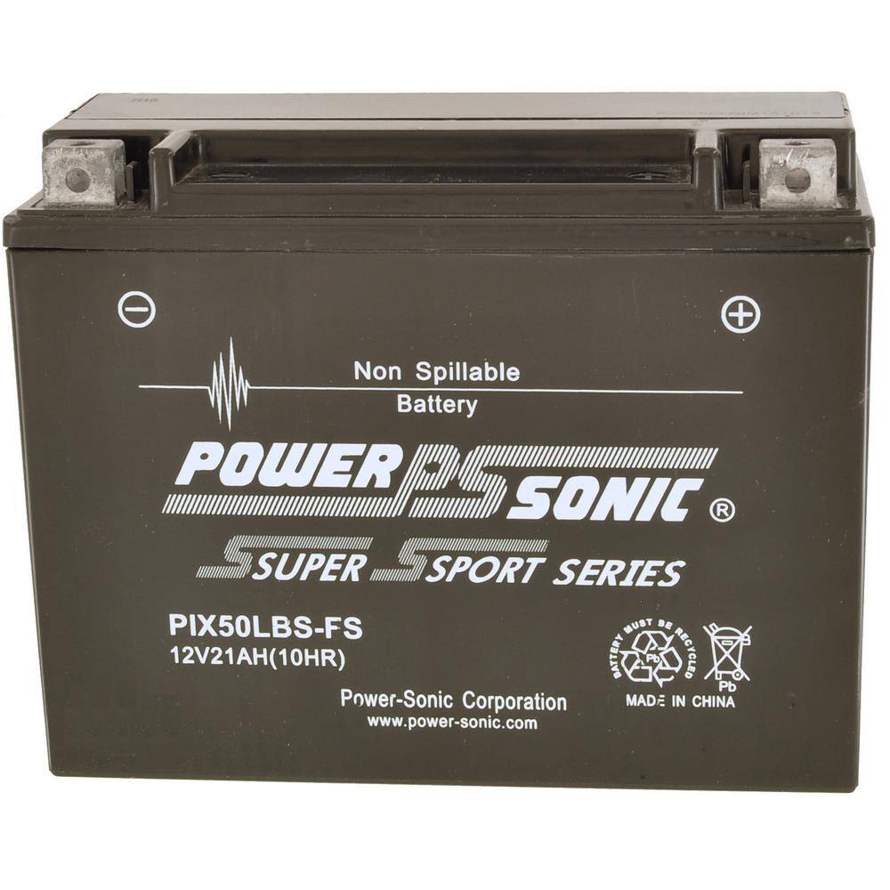 Power-Sonic Factory Activated AGM PowerSport Battery PIX50LBS-FS