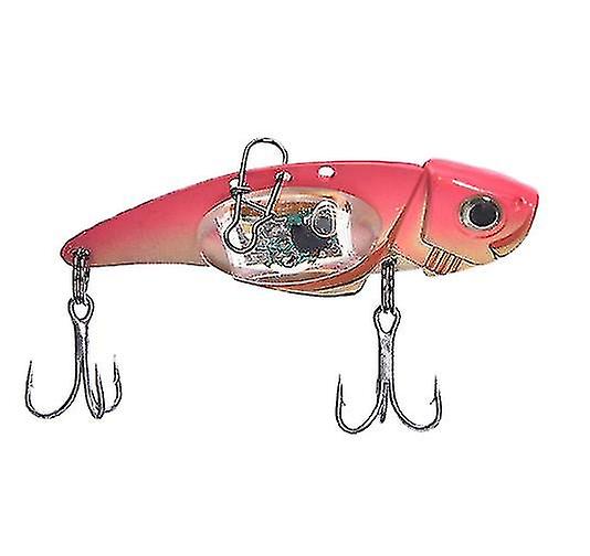 2pcs Vib 80mm 32g Flash Led Light Bait Fishing Lure Light Electronic Fishing Lamp