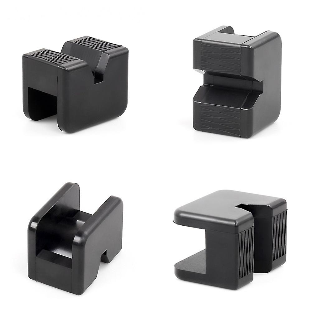 Car Jack Stand Adapter Pad Rubber Slotted Frame Support Anti-slip Block Frame Rail Pinch Protector Universal 1pc