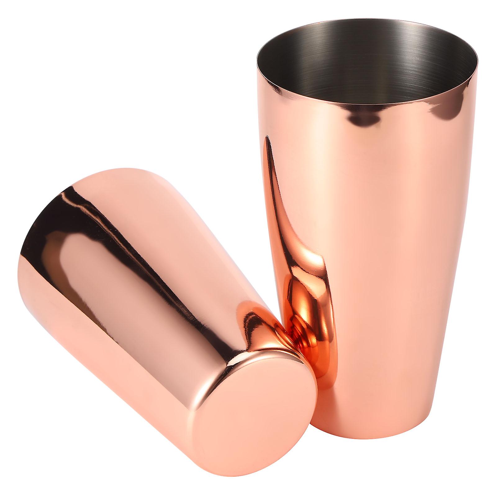 Cocktail Shaker Set 304 Stainless Steel Wine Drink Mixer Party Bar Bartender Accessoryrose Gold 800/600ml