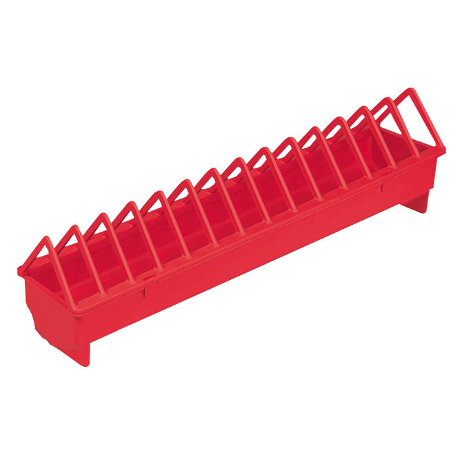 MILLER MFG CO INC LITTLE GIANT POULTRY NARROW SPACING TROUGH FEEDER， 20-IN TR20PLN