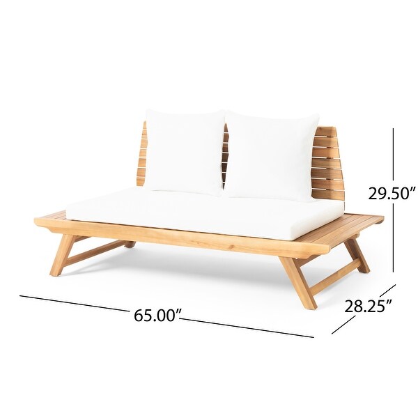 Sedona Acacia Wood 4piece Outdoor Chat Set by Christopher Knight Home