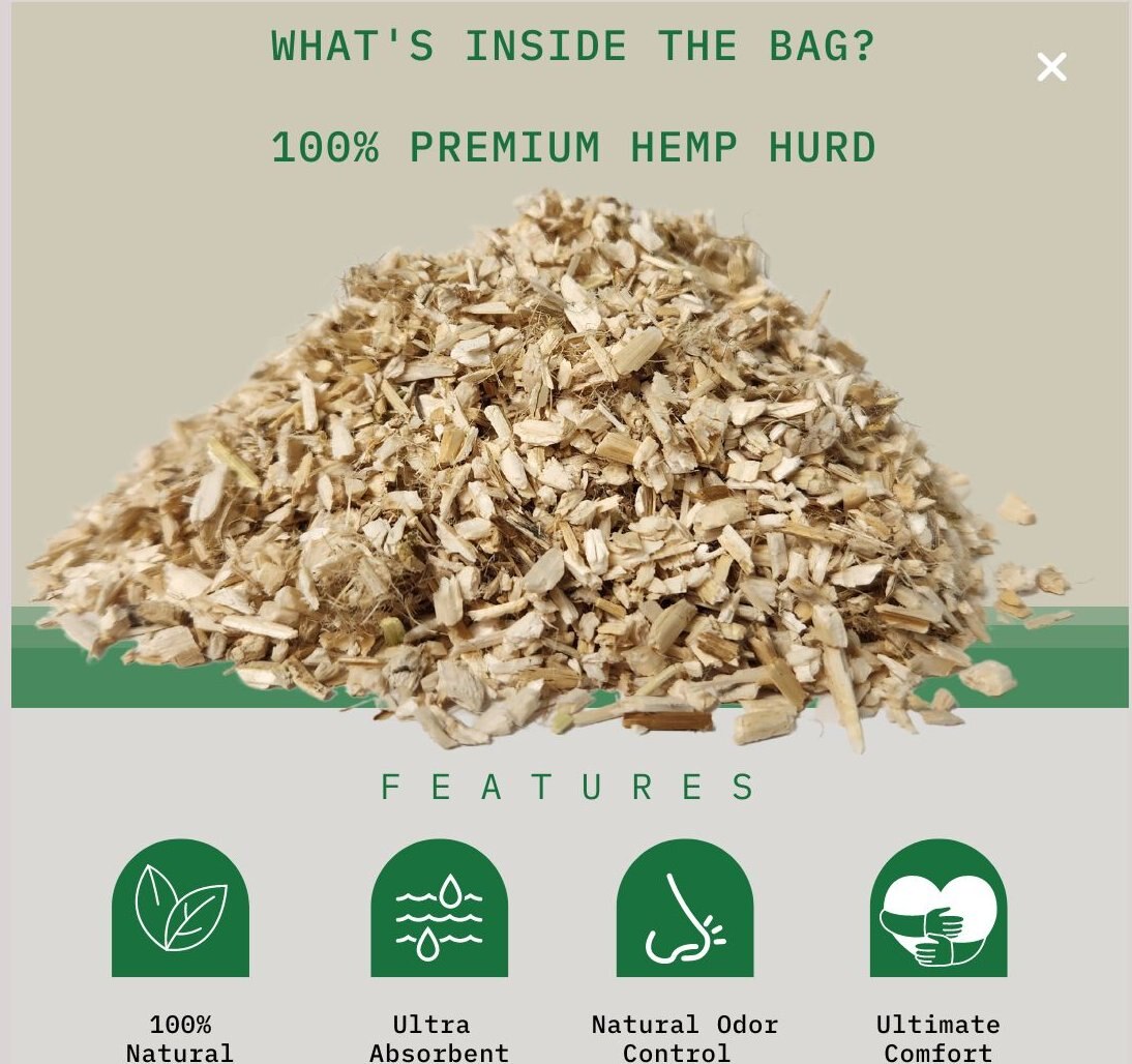 HempAlta Premium Hemp Small Pet Bedding