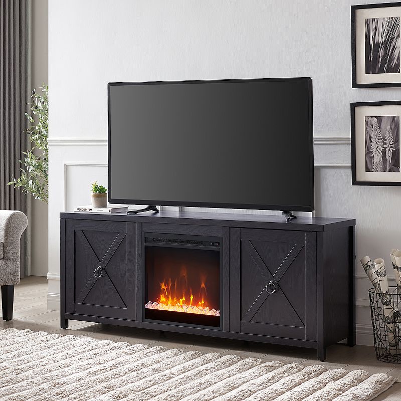 Finley and Sloane Granger Rectangular Electric Fireplace TV Stand