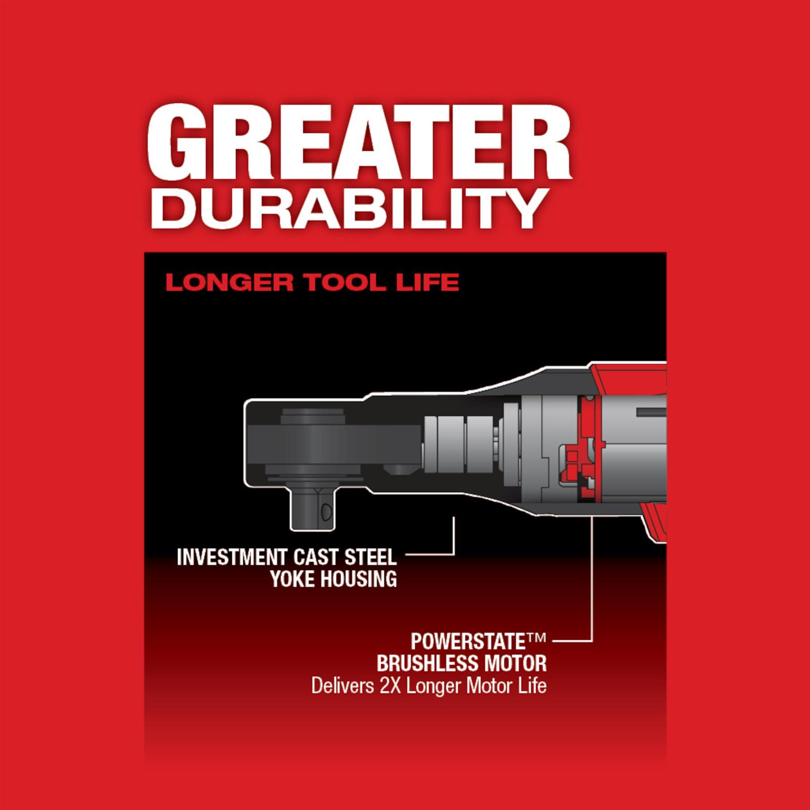 Milwaukee Tool 2557-22 Milwaukee M12 FUEL Cordless Lithium-Ion Ratchets