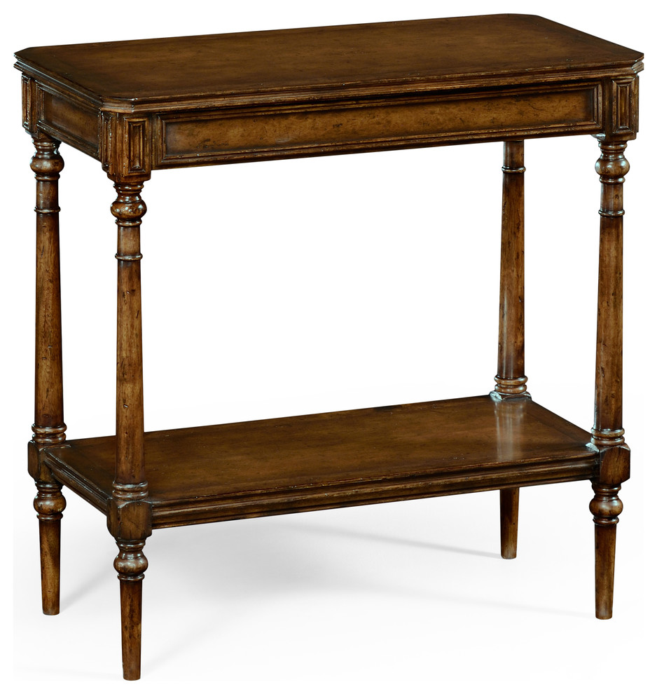 Country Living Style Walnut Side Table   Traditional   Side Tables And End Tables   by HedgeApple  Houzz